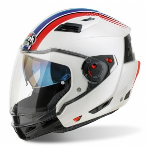 Airoh Executive R Helmet - Stripes White Gloss